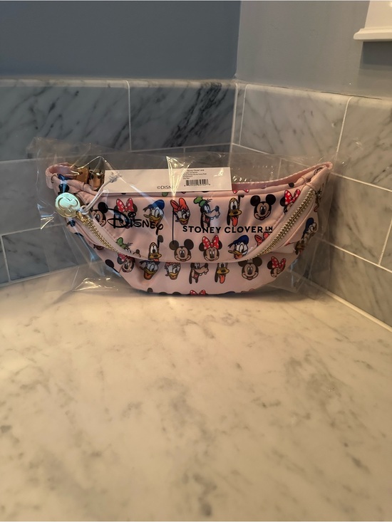 Stoney Clover Lane Handbags - Stoney Clover Lane Pink Disney Character Repeat Belt Bag